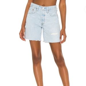 Levi 501 mid thigh shorts